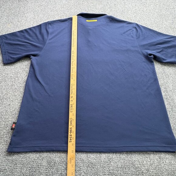 Nike Team Michigan Polo Shirt Men’s Dri-Fit XXL Navy Authentic Team Apparel - Picture 13 of 16